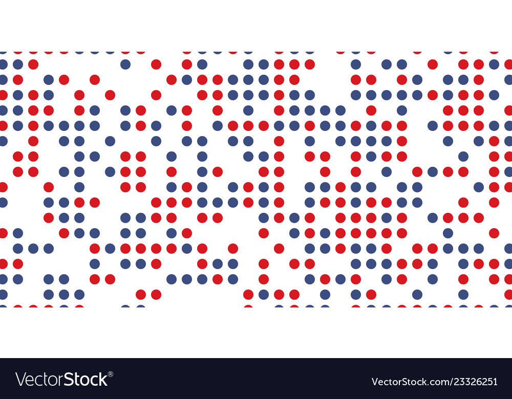 Polka dot pattern with small circles dotted