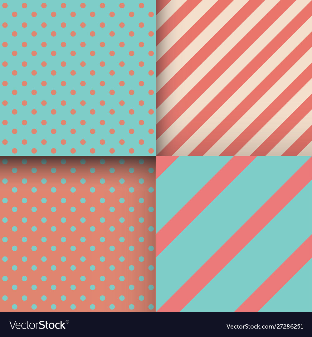 Set seamless abstract patterns stripes vector image Set seamless abstract patterns stripes