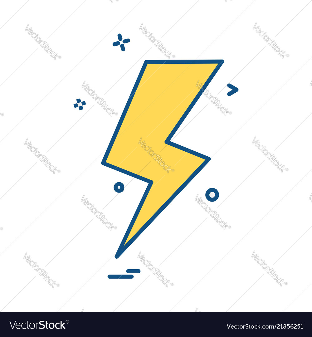 Thunder Icon Design