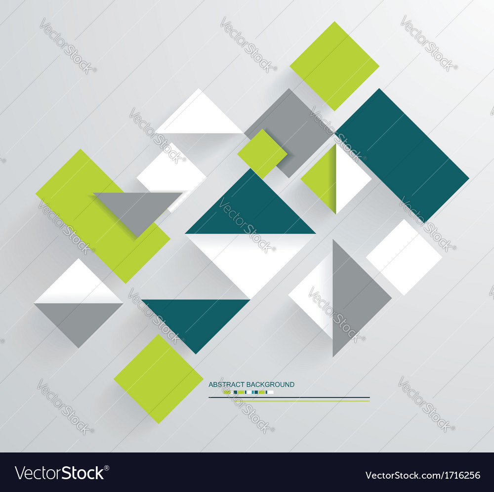 Abstract 3d paper graphics Royalty Free Vector Image