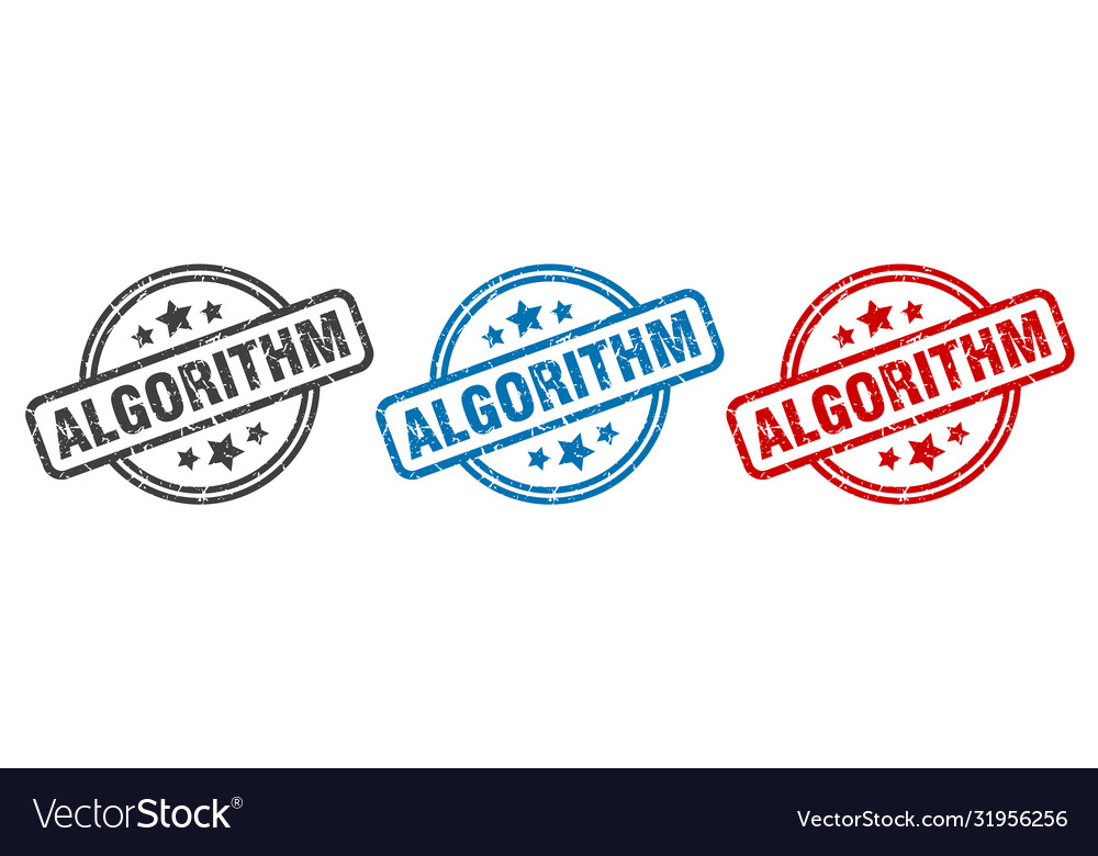 Algorithm stamp round isolated sign