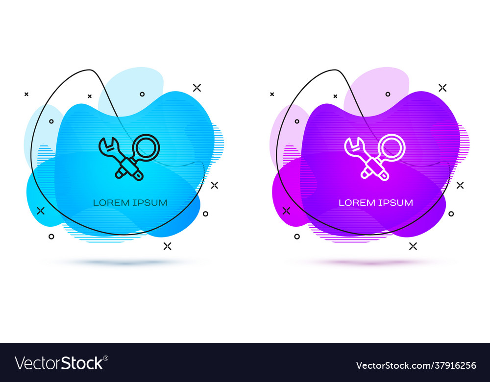 Line debugging icon isolated on white background vector image Line debugging icon isolated on white background