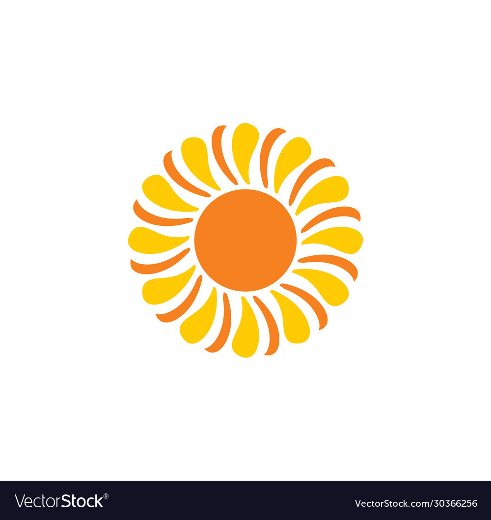 Sun related icon on background for graphic and web Vector Image Sun related icon on background for graphic and web