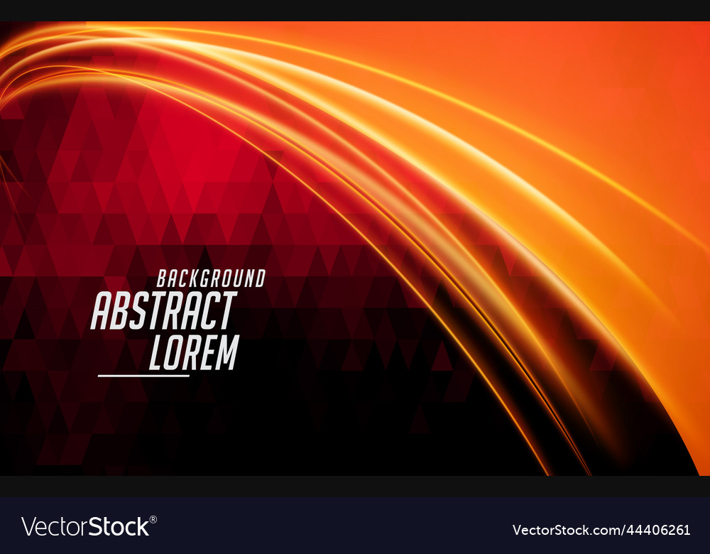 Abstract background with glowing wave