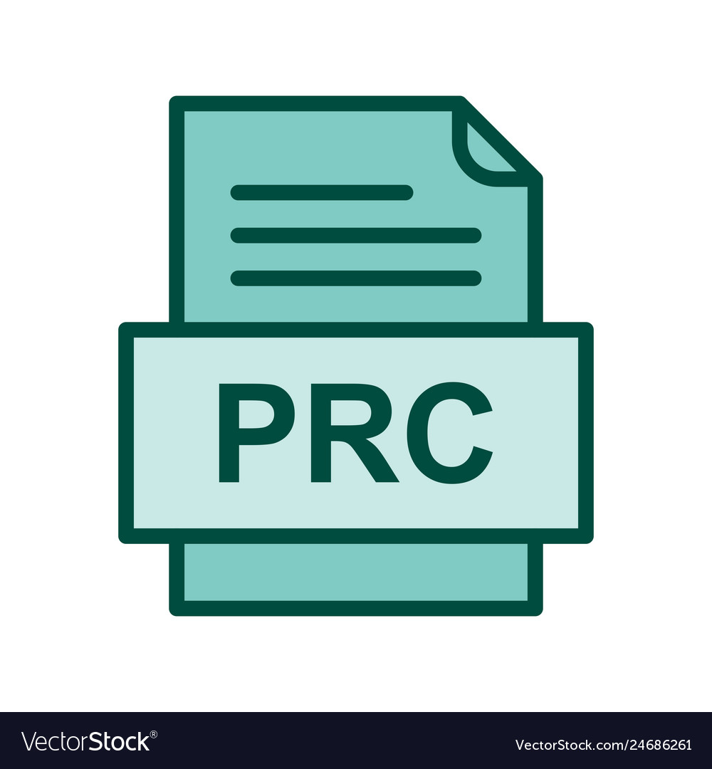 Prc file document icon