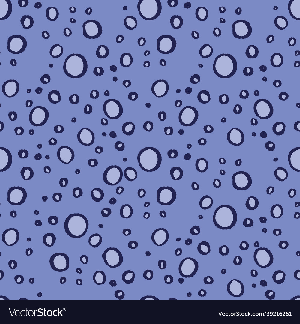 Violet blue water bubbles repeat pattern
