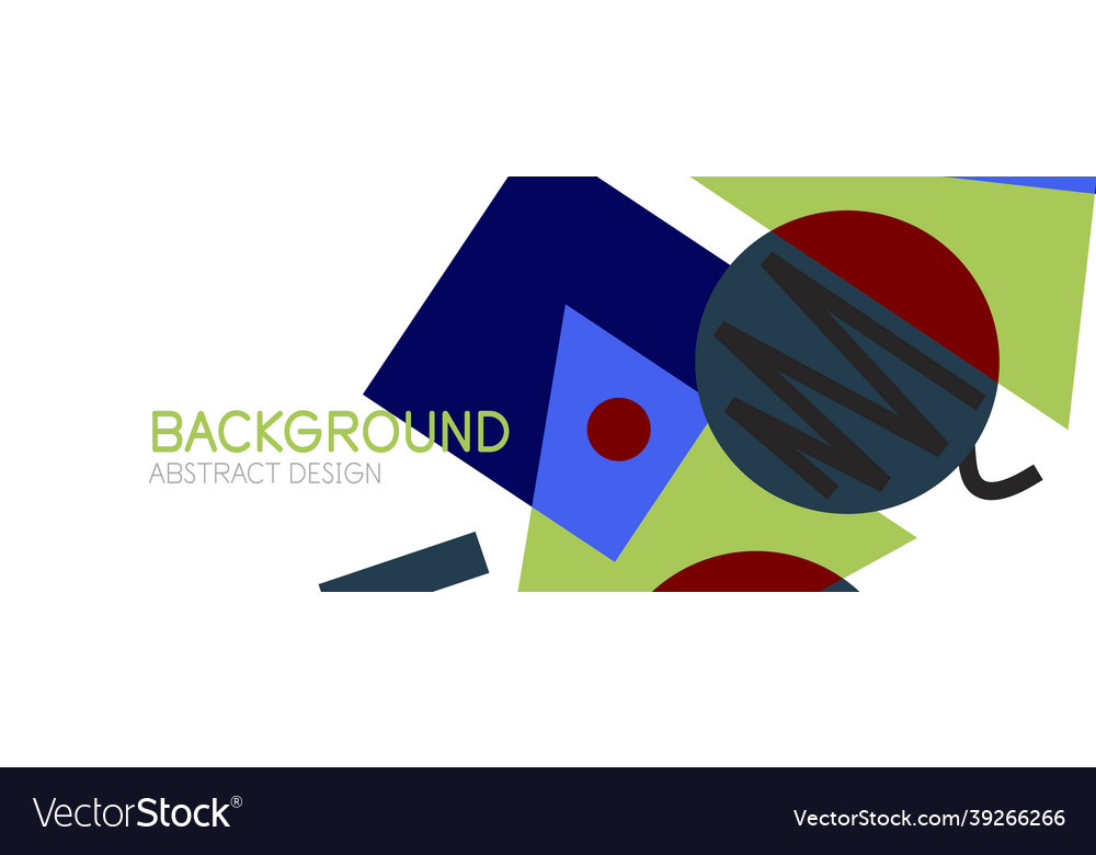 Abstract background blocks lines triangles vector image Abstract background blocks lines triangles