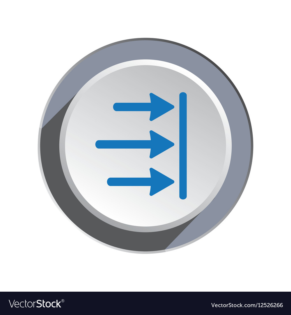 Arrow to right icon move direction cursor sign