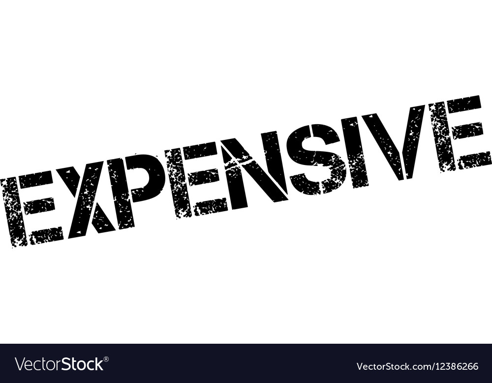 Expensive Rubber Stamp Royalty Free Vector Image