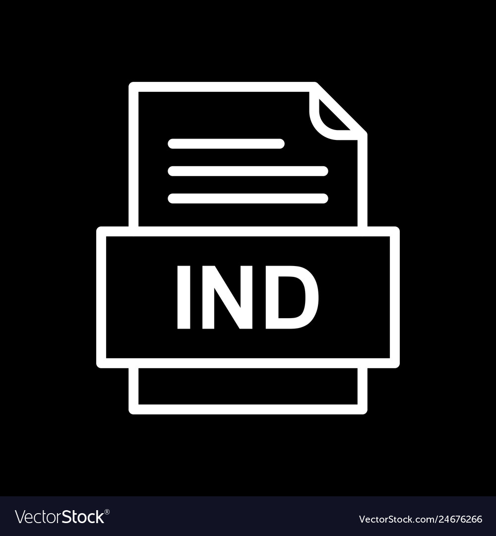 Ind file document icon