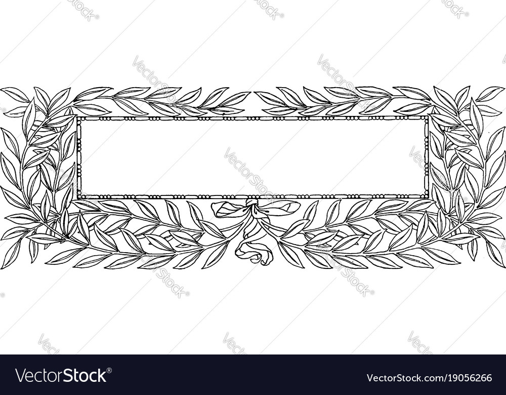 Intricate Vine Frame Pattern