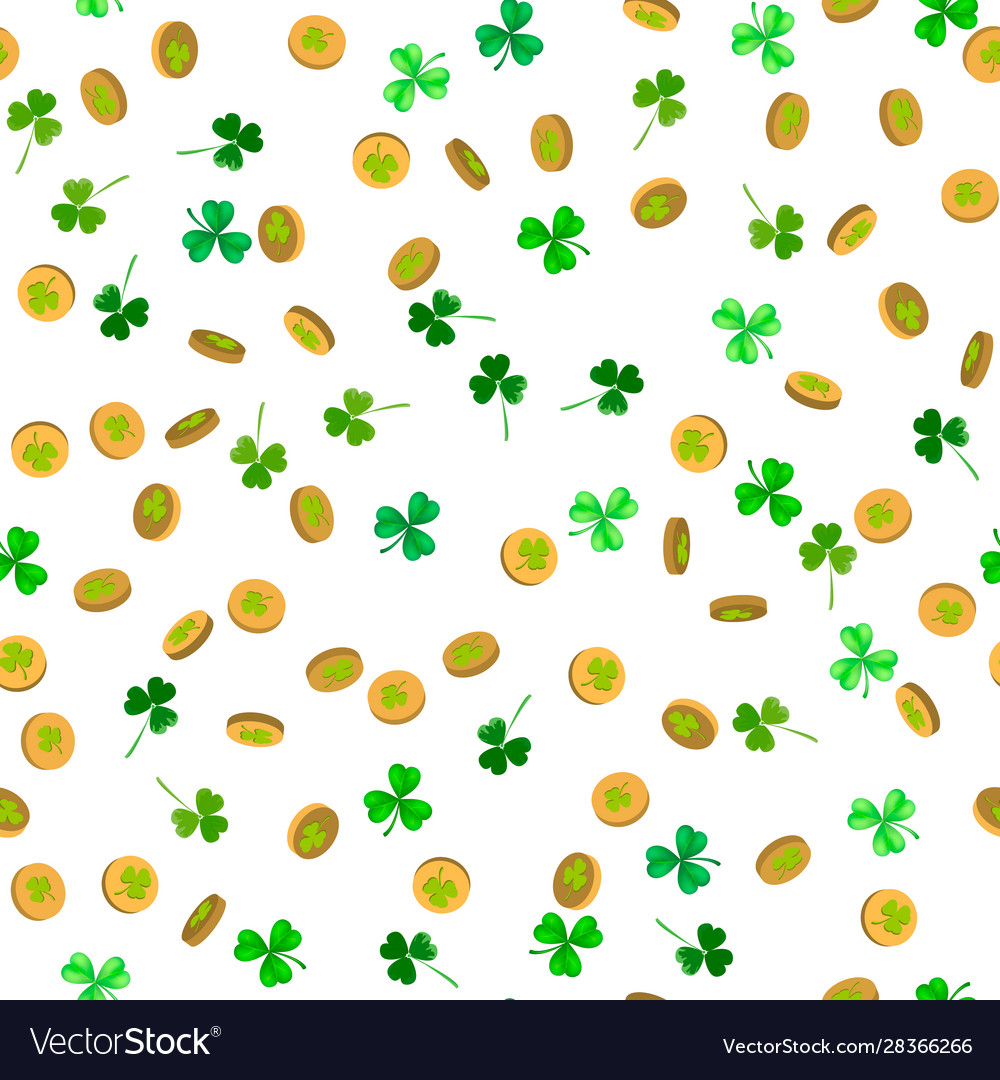 St patrick s day seamless background