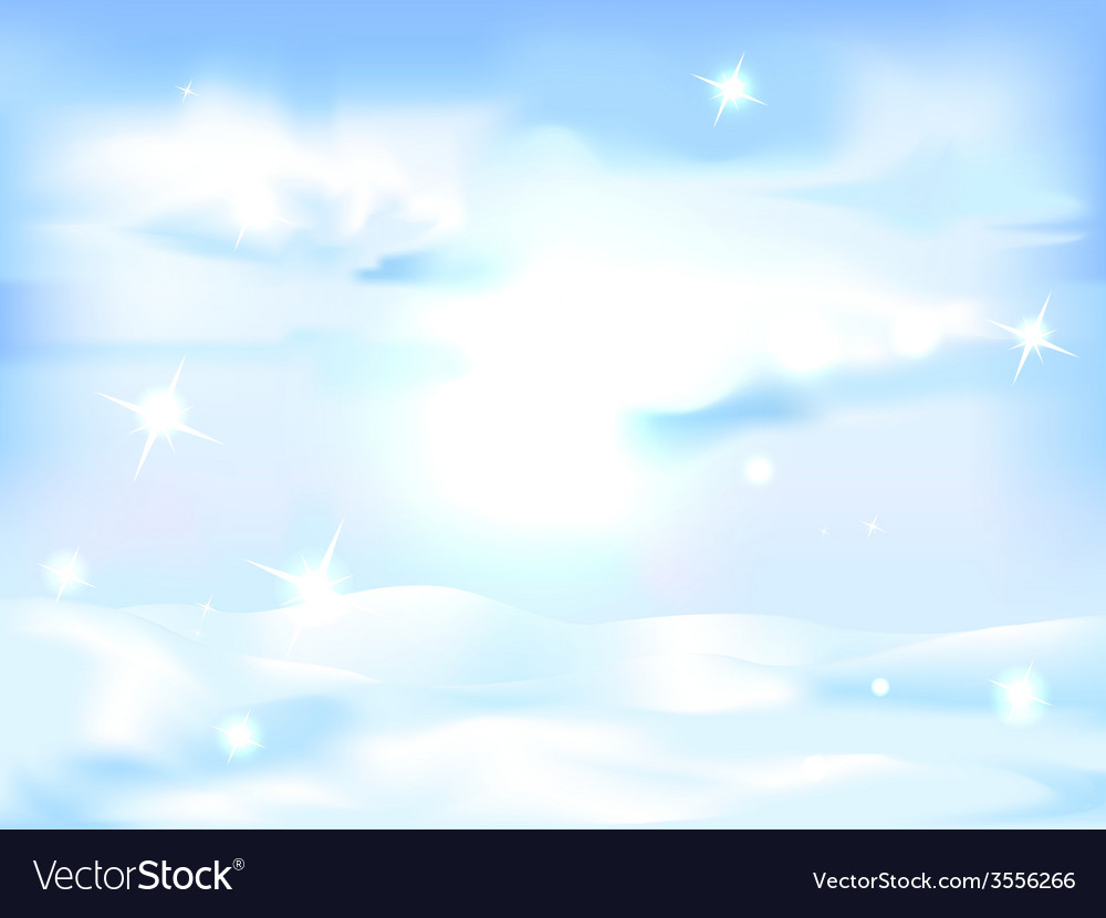 Hintergrund der Schneelandschaft