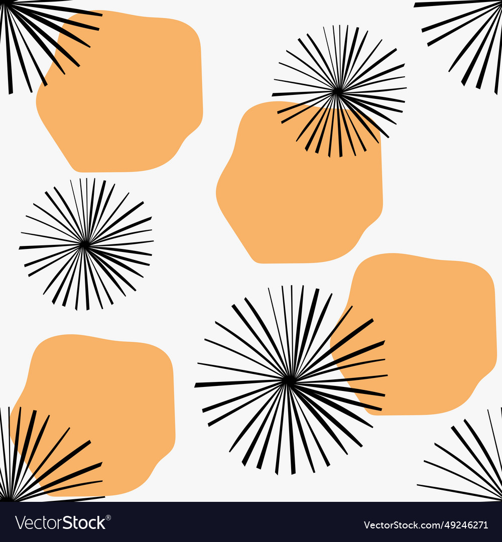 Abstract geometric seamless pattern with circles