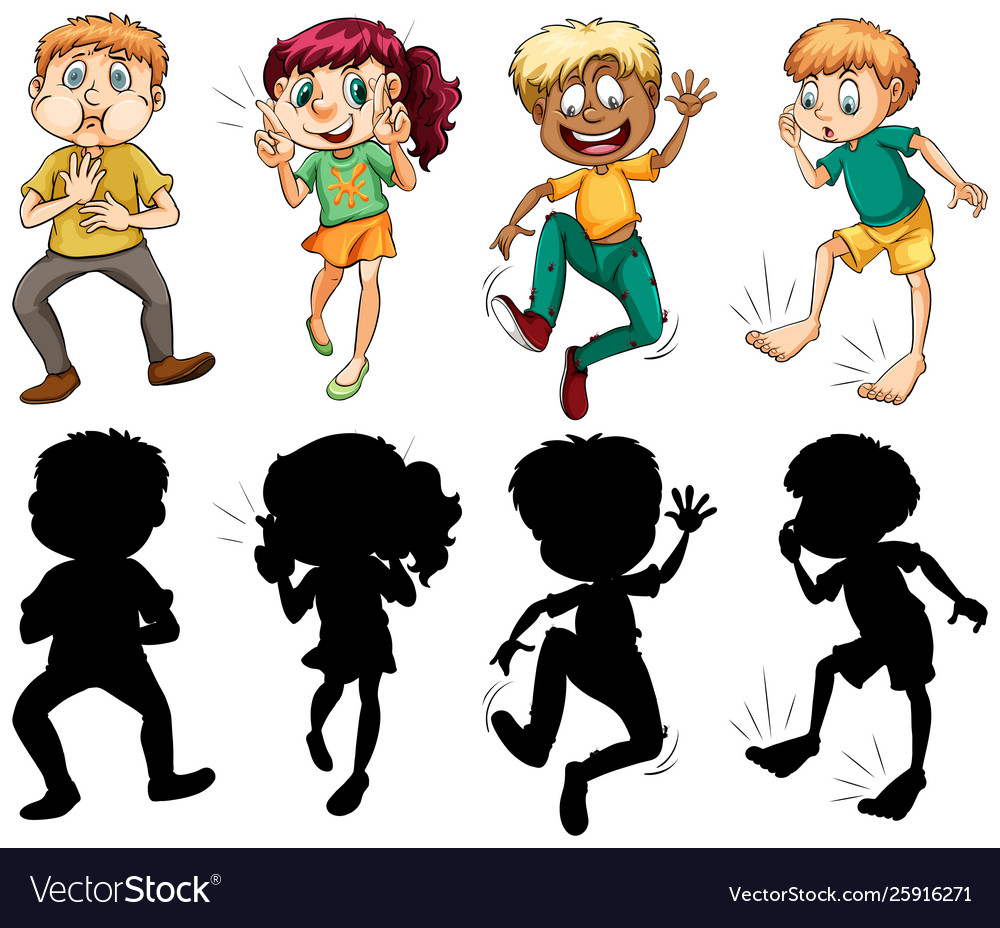 Set people with different expression