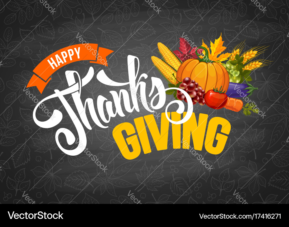 Thanksgiving Royalty Free Vector Image - VectorStock