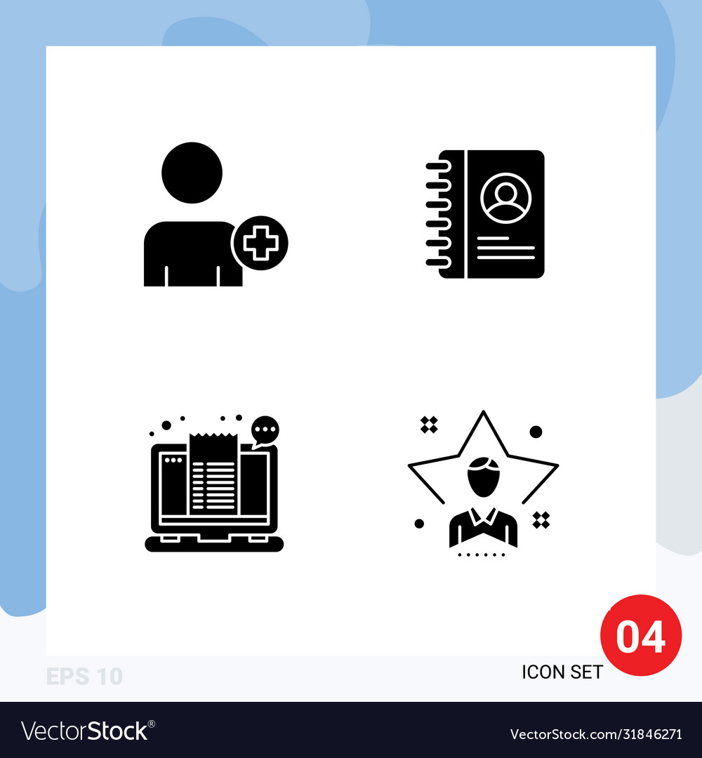 User interface pack basic solid glyphs add