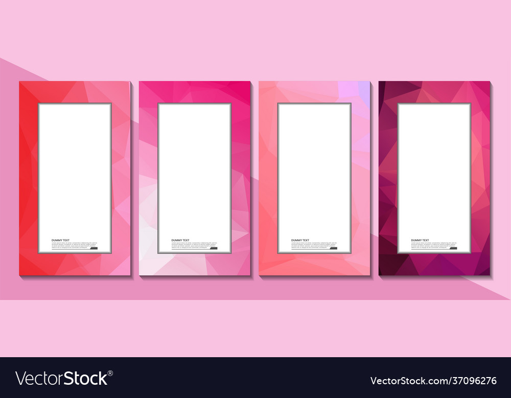 Abstract colorful mosaic background border