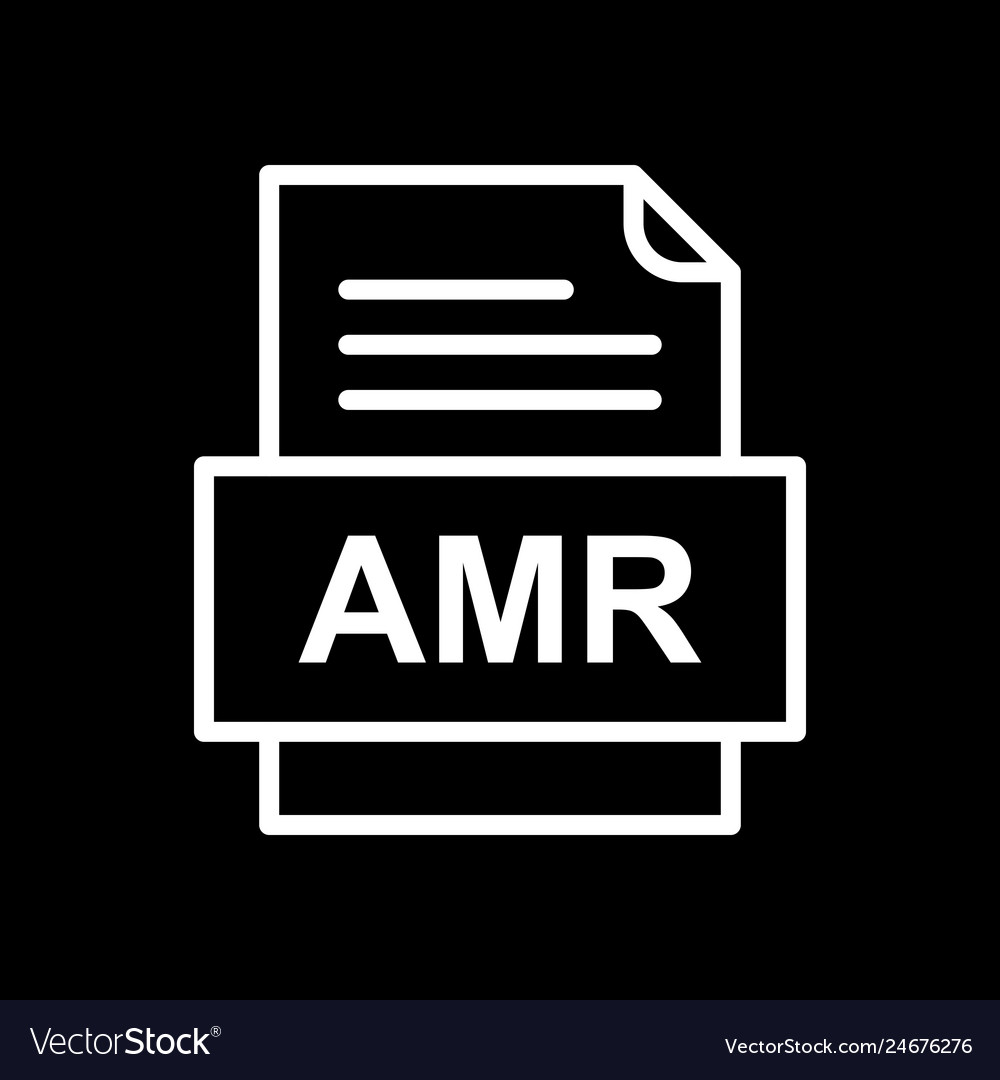 Amr file document icon