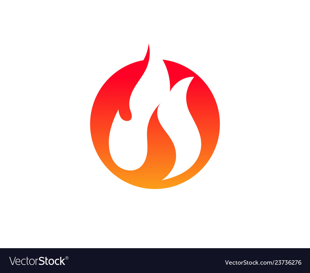 Fire flame Royalty Free Vector Image - VectorStock