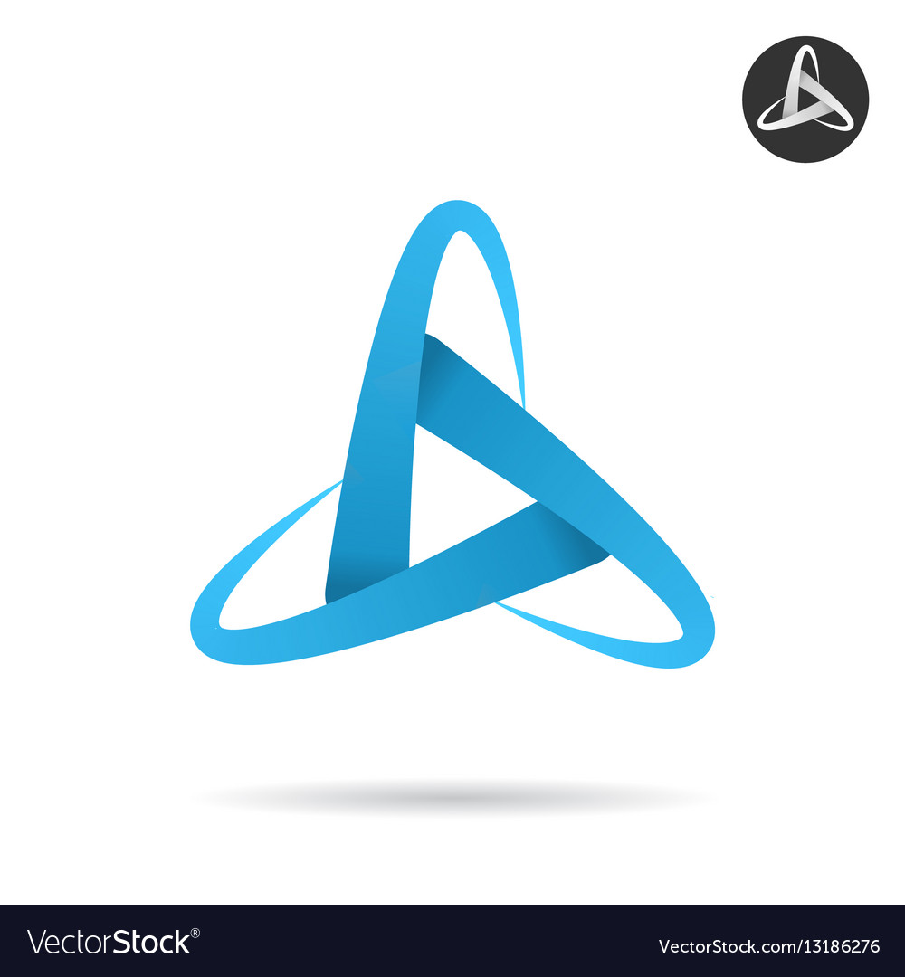 orbits form letter delta royalty free vector image delta letter
