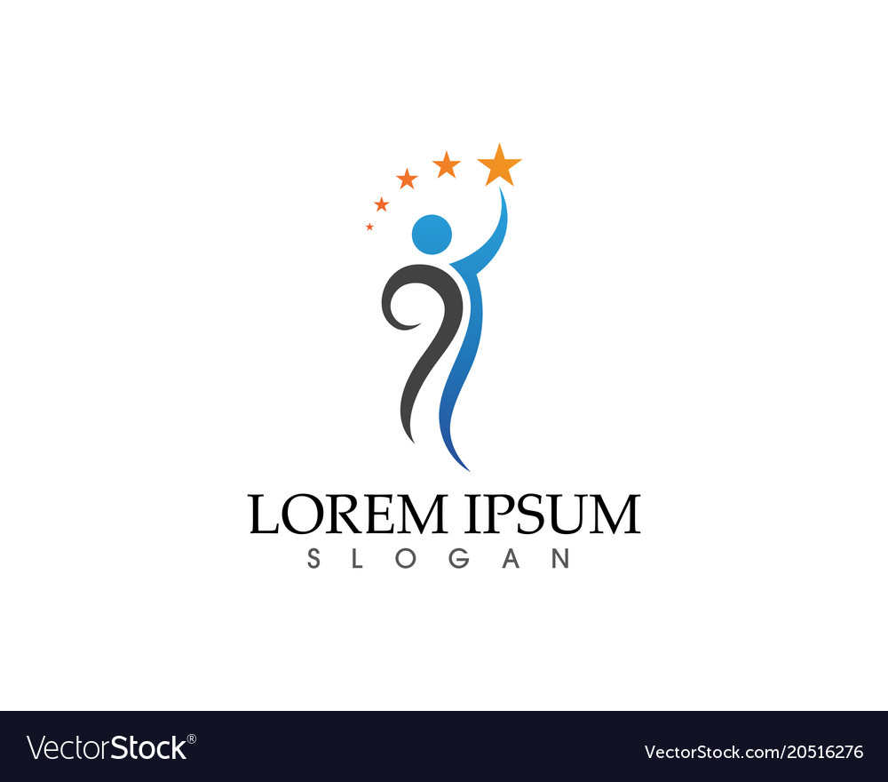 People care success health life logo template