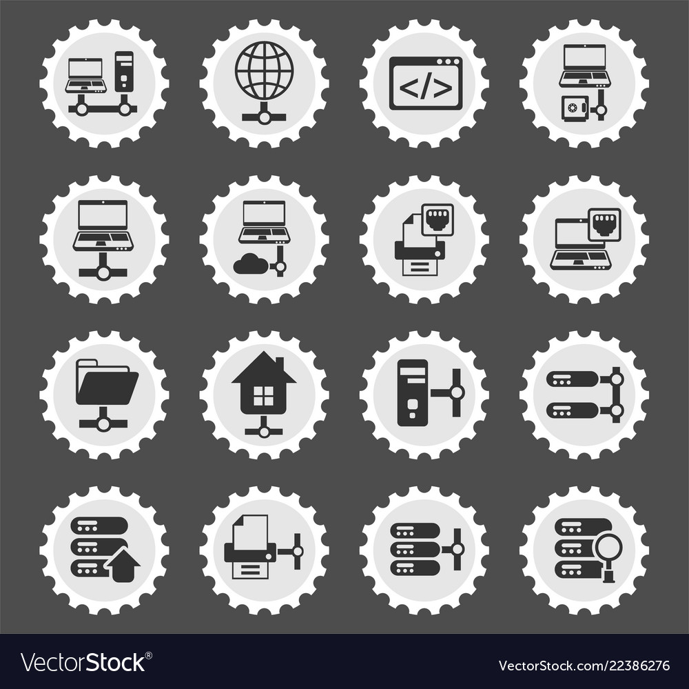 Server icon set