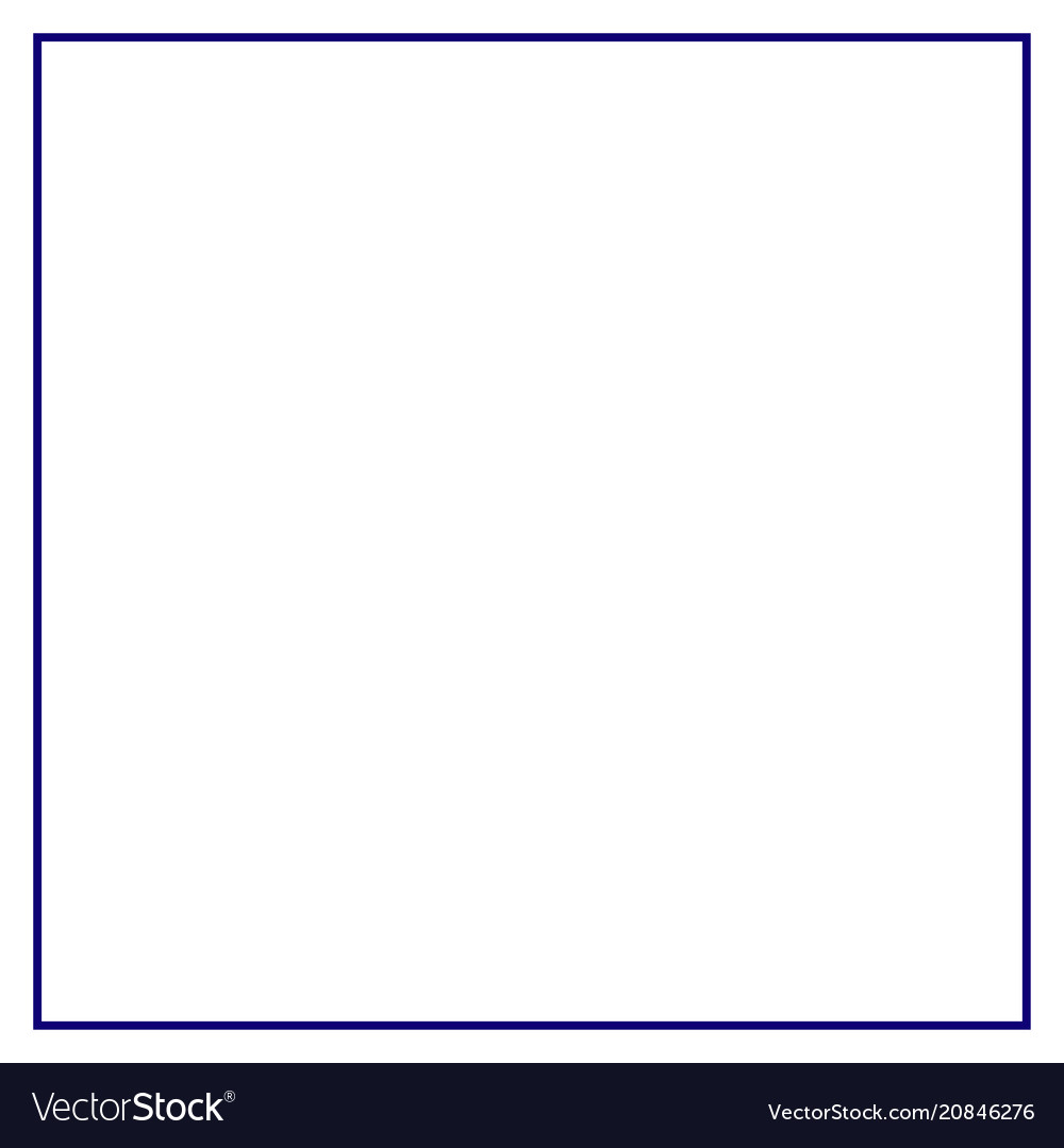 Square frame template Royalty Free Vector Image