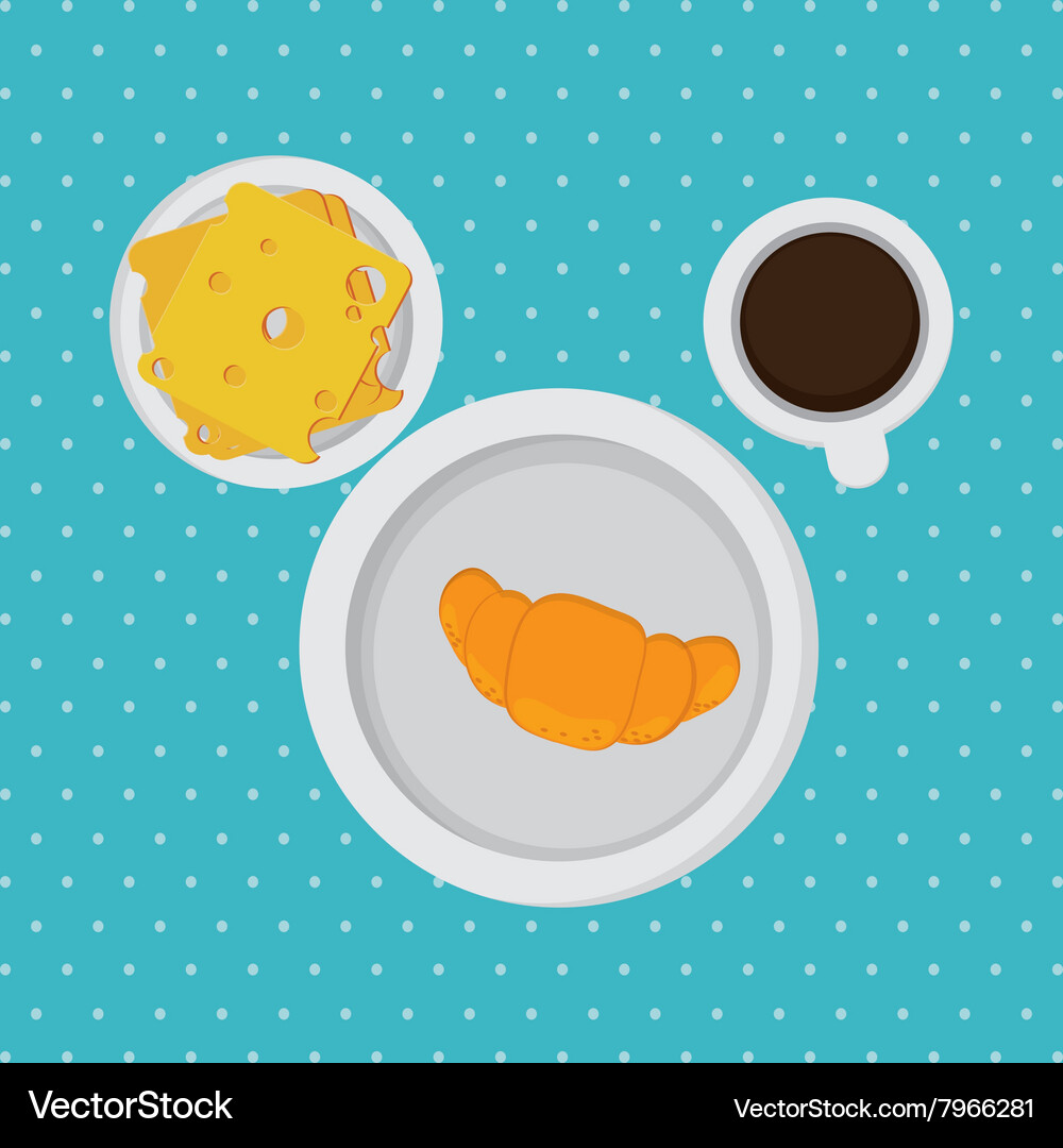 Breakfast icon design Royalty Free Vector Image