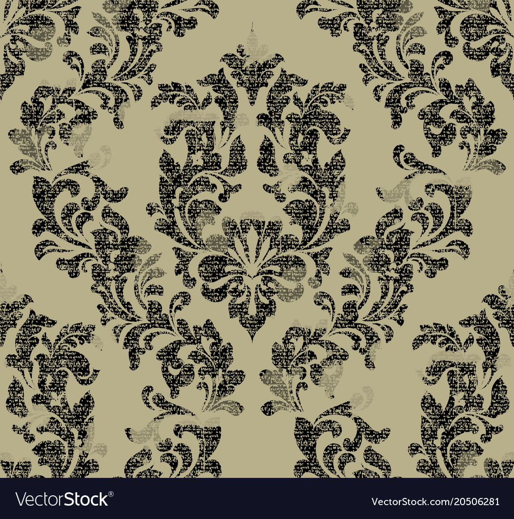 Damask pattern handmade