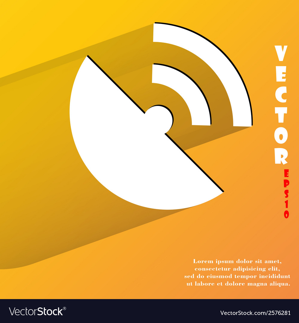 Gpsflat modern web button with long shadow