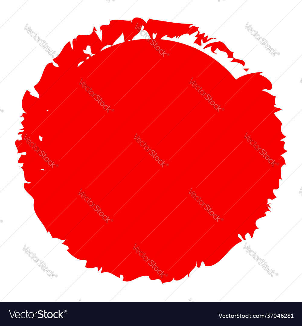 Grungy circle blob blotch vector image Grungy circle blob blotch