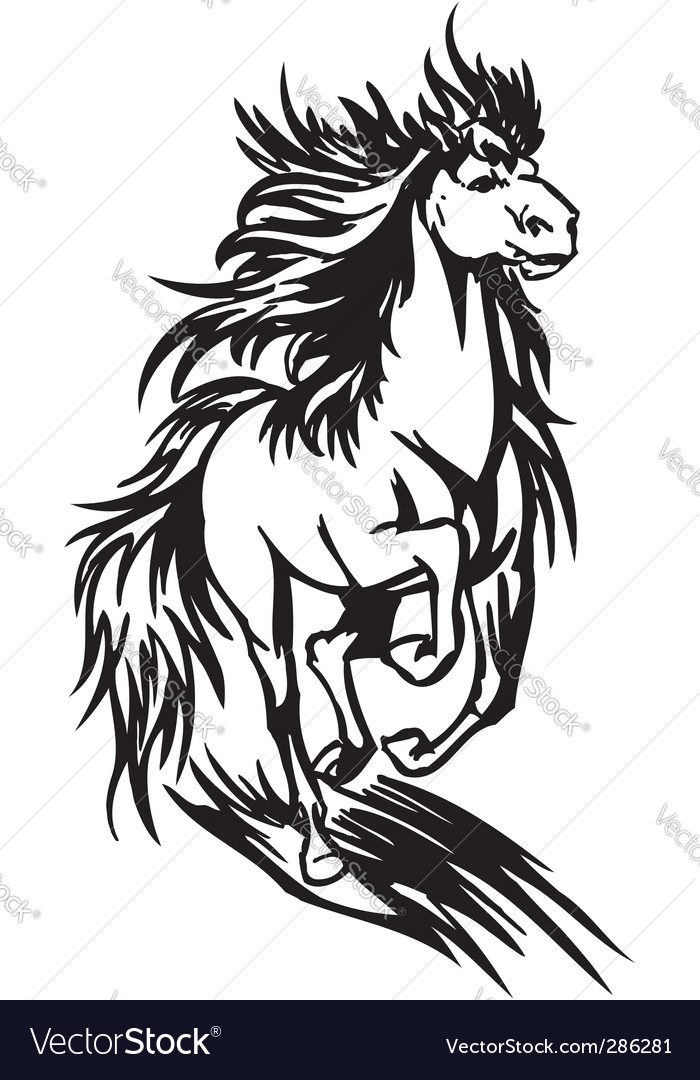 Horse Royalty Free Vector Image - VectorStock