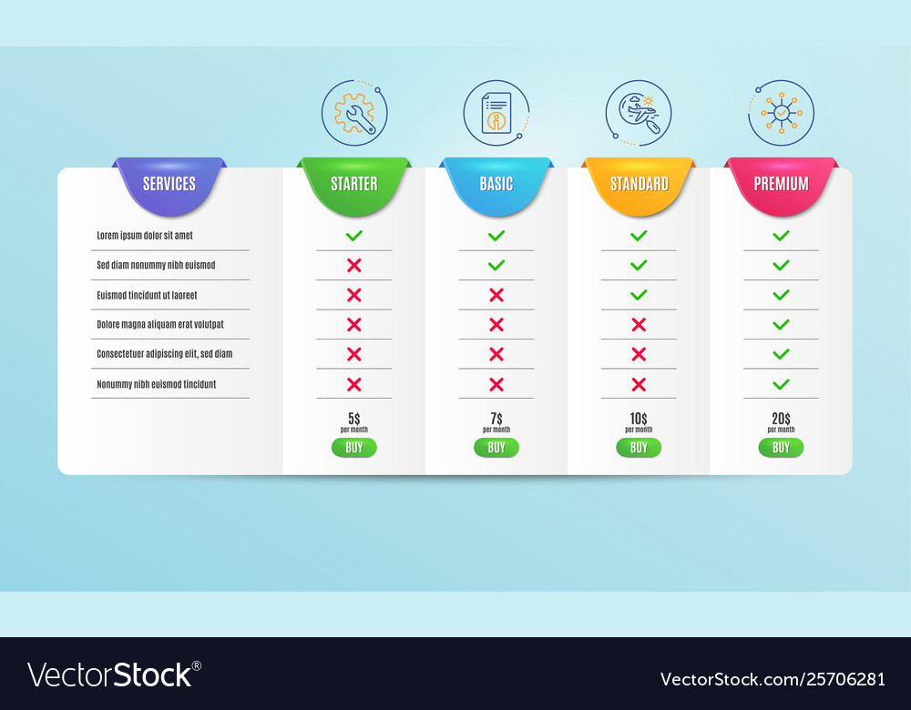 Technical info search flight and customisation vector image Technical info search flight and customisation
