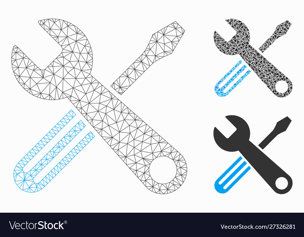 Tools mesh 2d model and triangle mosaic