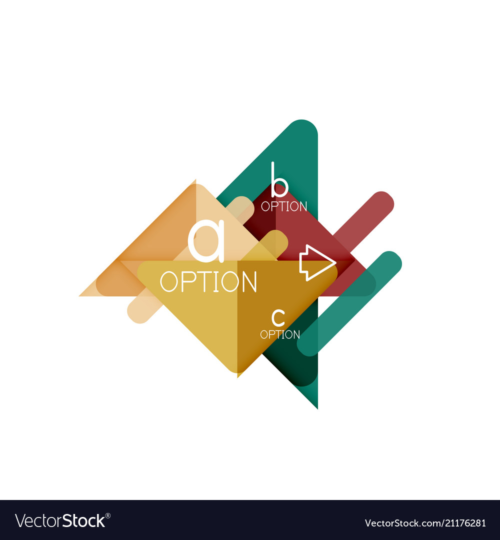 Triangle data visualization design option