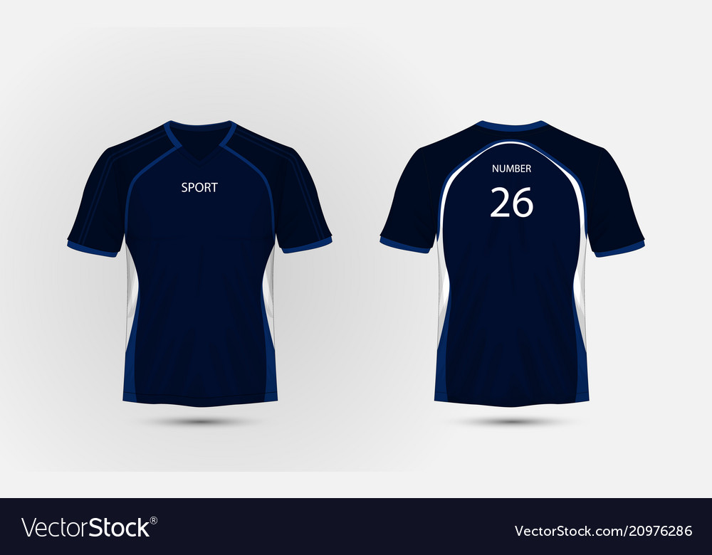blue jersey t shirt