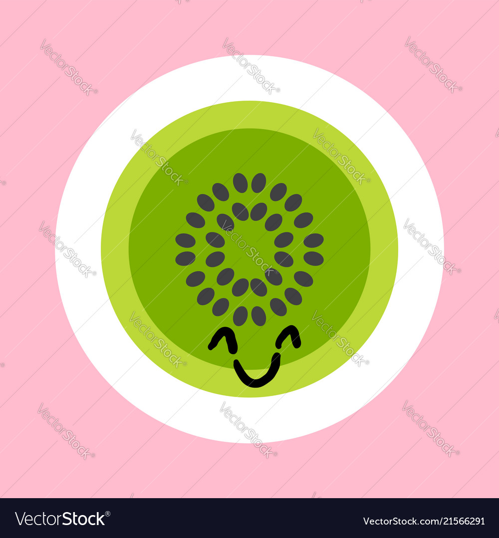 Cheerful smiling kiwi