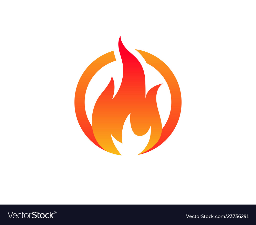 Fire flame Royalty Free Vector Image - VectorStock