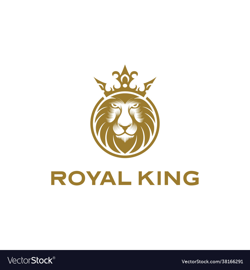 Lion logo design template