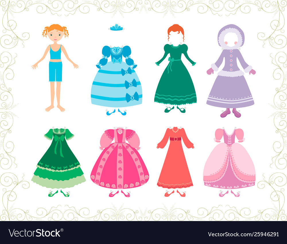 Little princess and its dresses