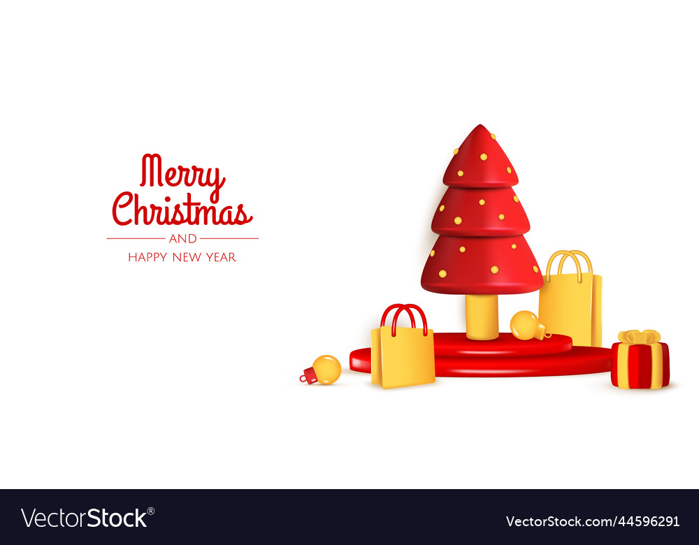 Merry christmas and happy new year xmas festive