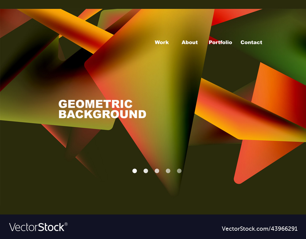 Shards shape composition abstract background web vector image Shards shape composition abstract background web