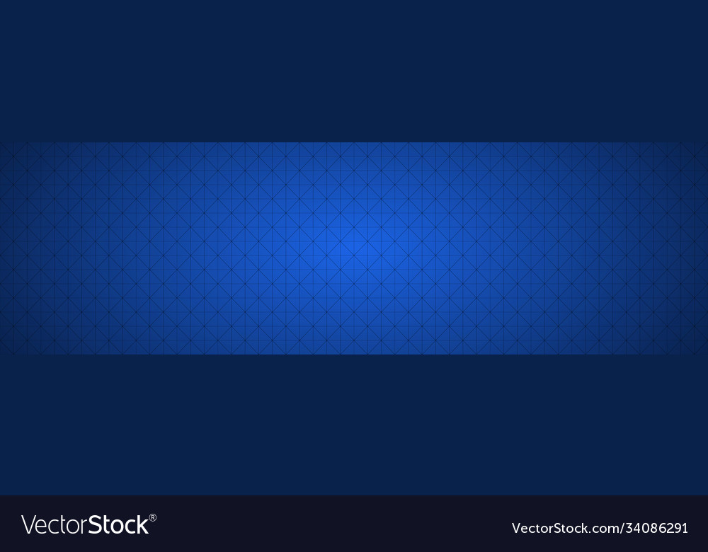 Simple blue header composed a triangular mesh vector image Simple blue header composed a triangular mesh