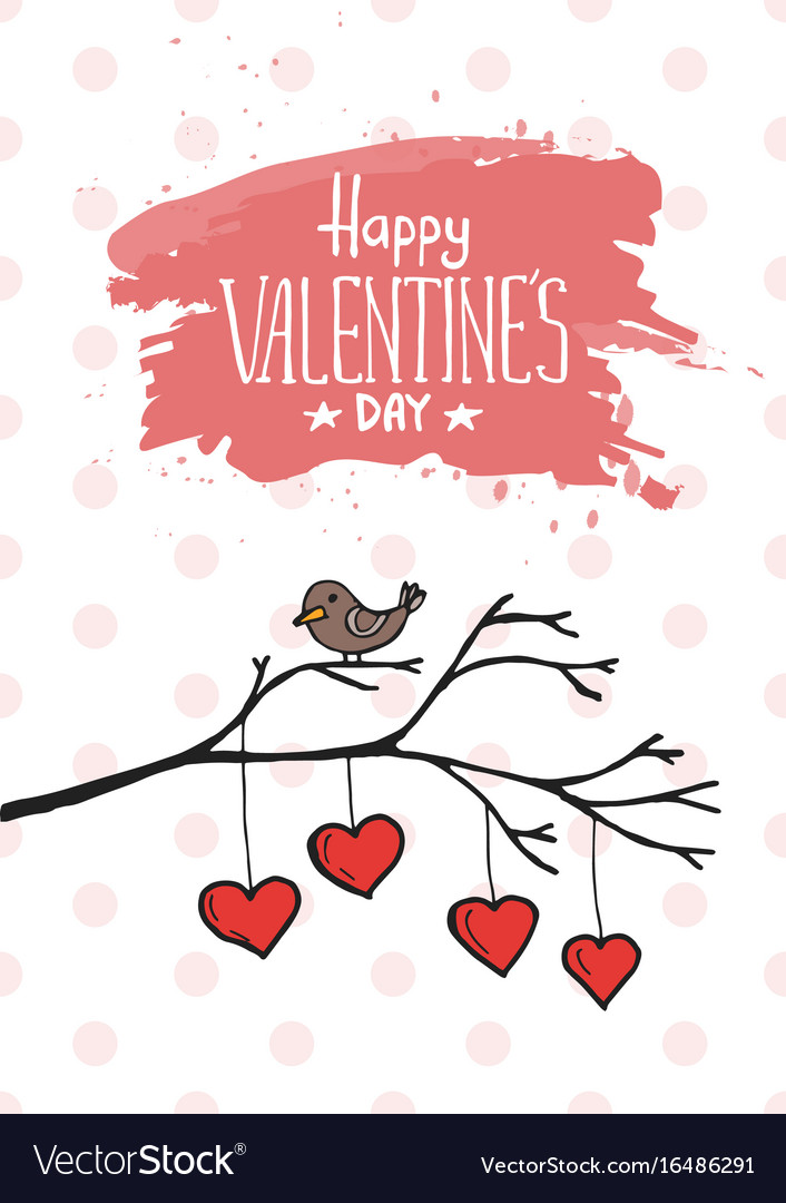 valentine-bird-with-card-royalty-free-vector-image