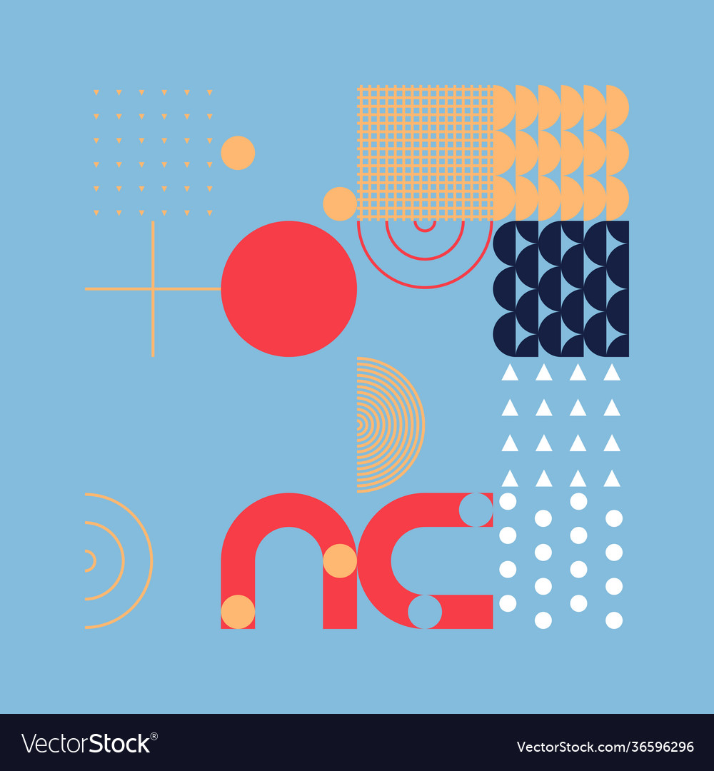 Abstract pattern design elements vector image Abstract pattern design elements