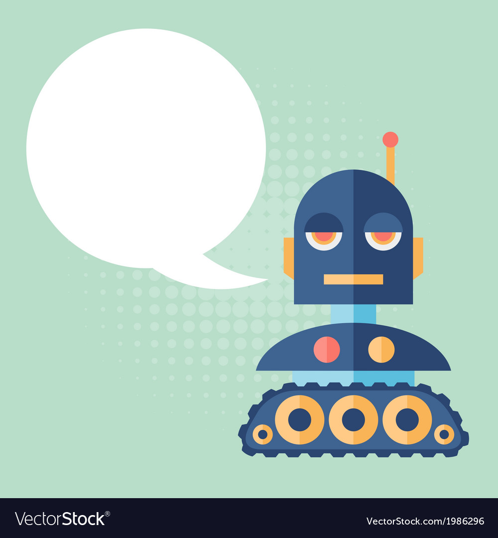 Design robot says something