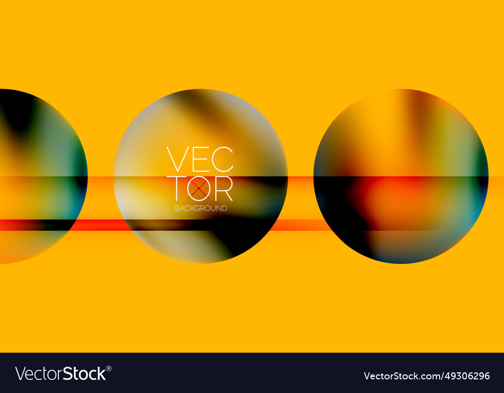 Dynamic bright colorful geometric elements vector image Dynamic bright colorful geometric elements
