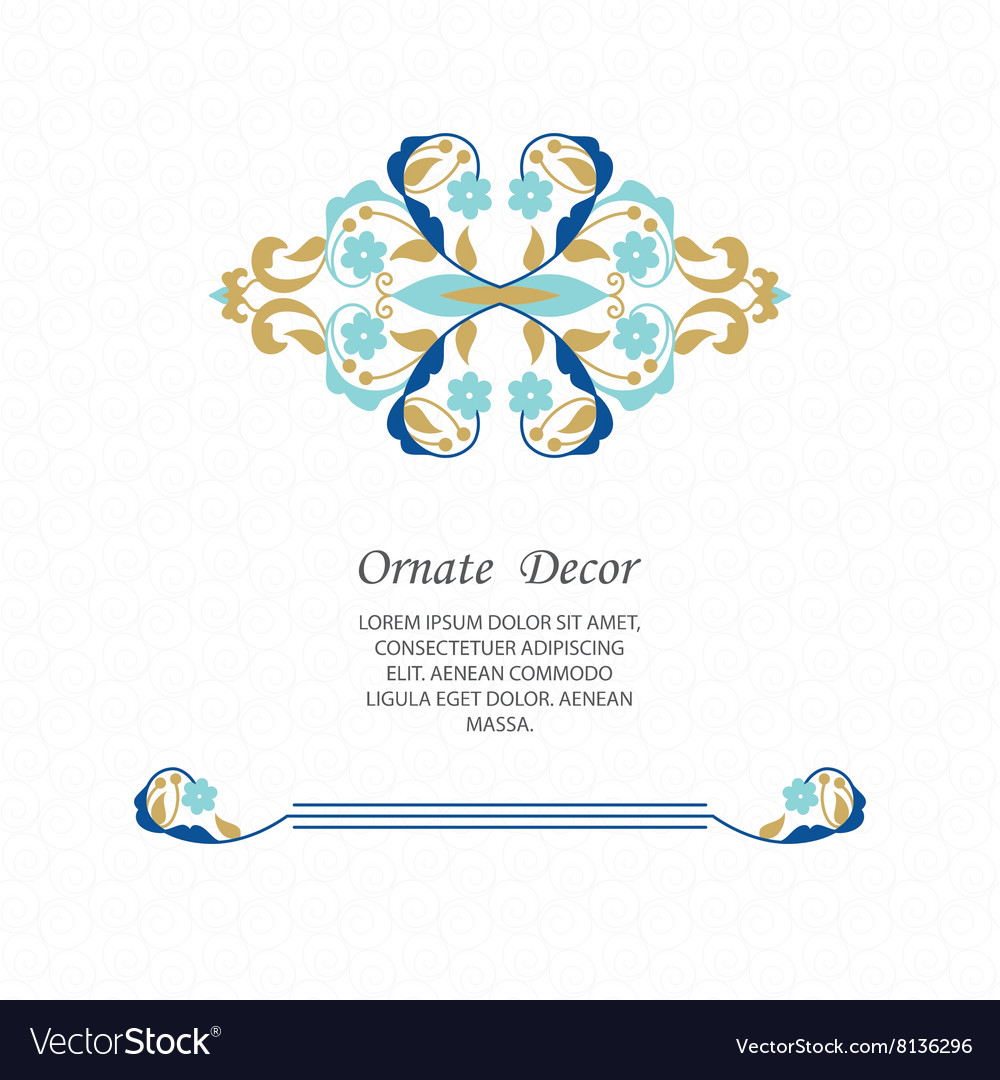 Elegant element for design template