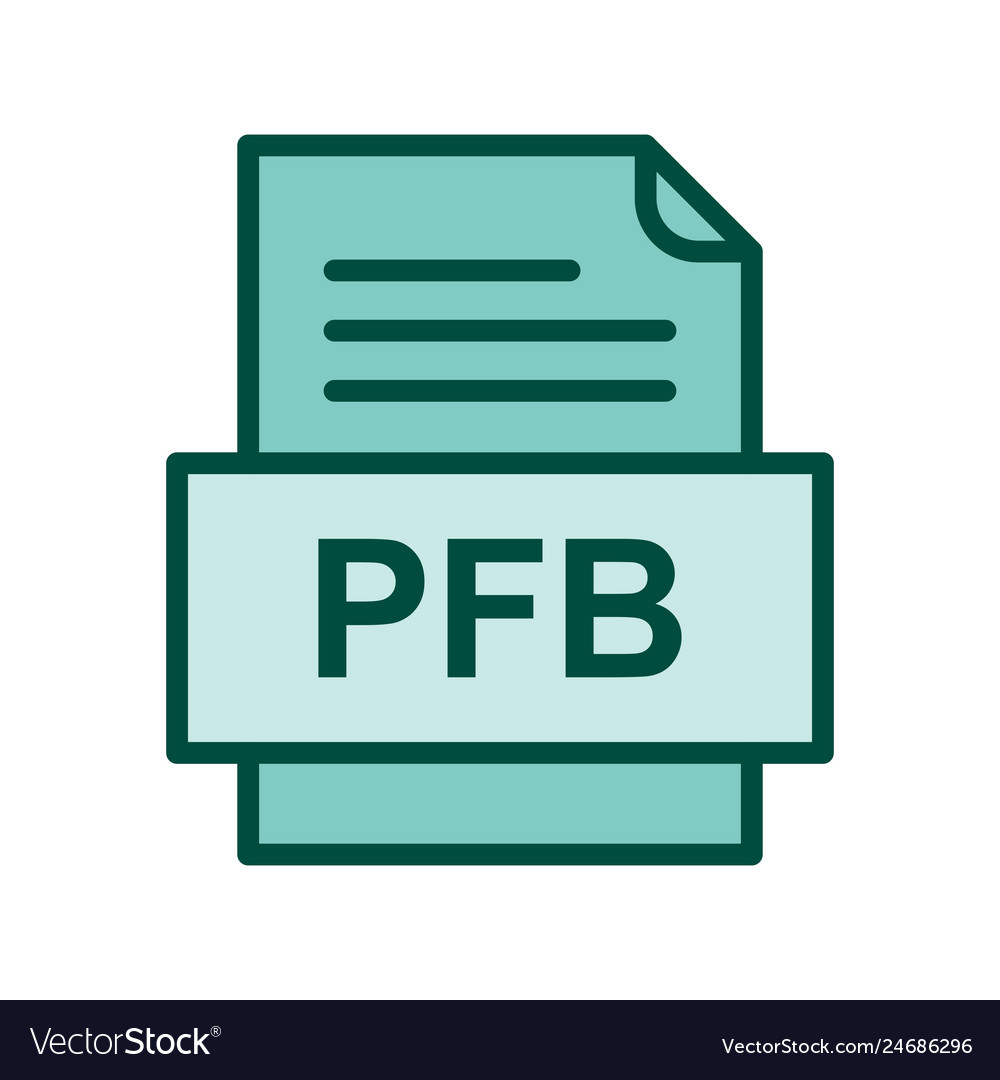 Pfb file document icon